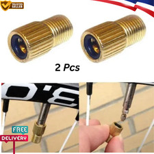 2 x BRASS ADAPTOR PRESTA TO