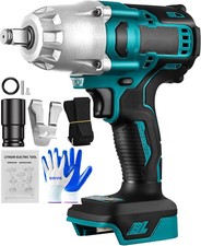 2000Nm Cordless Impact Wrench Drill 1/2" Brushless Ratchet Driver For Makita 18V