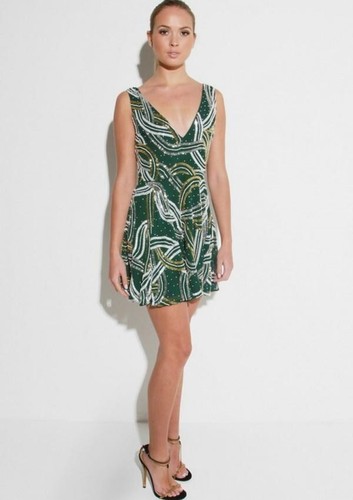 Virgos lounge green - lounge, sequin