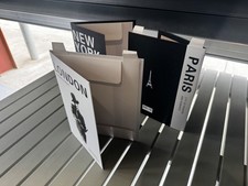 MURISE Decorative Books (3 pcs), Cardboard Storage Box for Small Items Scrapbook