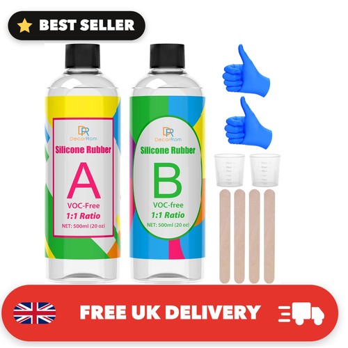 Silicone mould making kit - silicone,