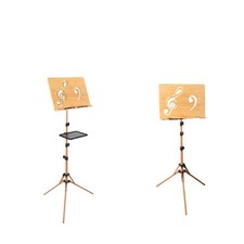Wooden music stand for sheet music, portable, professional, stable,