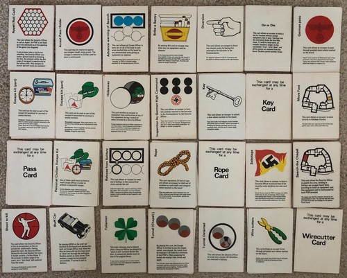 Escape from colditz board game - escape,