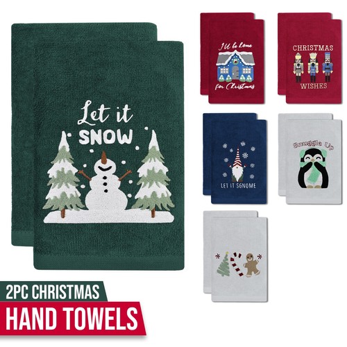 Christmas hand towels pack - christmas, 2