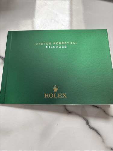 Rolex milgauss booklet - rolex, 2015