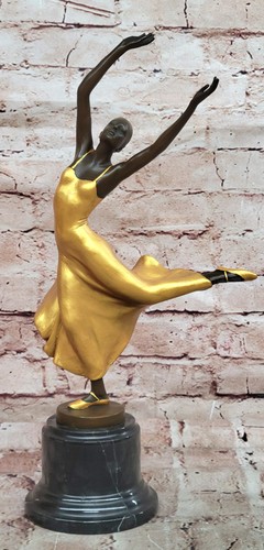 Handmade bronze ballerina - handmade,