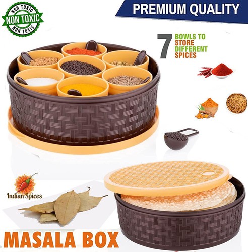 Premium plastic masala dabba - plastic,
