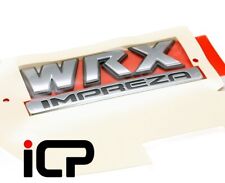 Genuine WRX Impreza Black Boot Lid Badge Emblem Fits: Subaru Impreza WRX