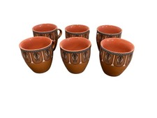 6 X 200ML MATKA Clay Pot CUPS