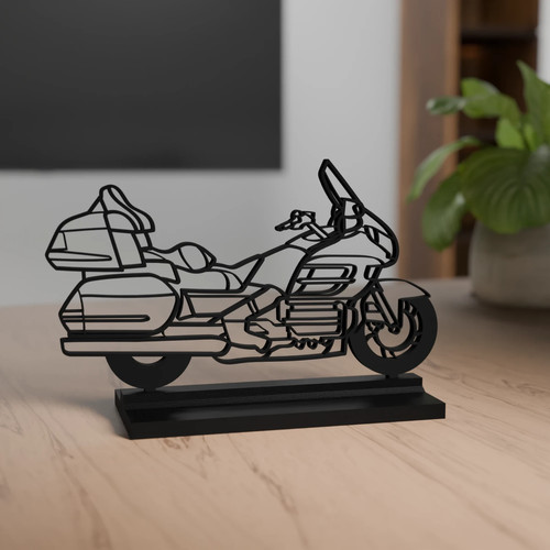 Gold wing model decoration - gold,