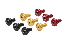 CNC Kit Viti Paracalore Silenziatori Scarico Ducati Monster 696 2008-2014 Rosso