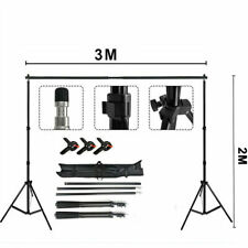 3M Backdrop Stand Kit Heavy Duty Photography Green Screen Background Studio