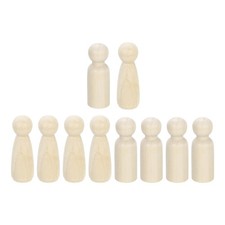 30Pcs 2.95" Wood Peg Dolls