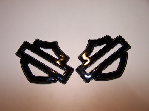 2pcs gloss black for harley - for,
