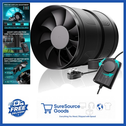 High airflow inline duct fan - duct,