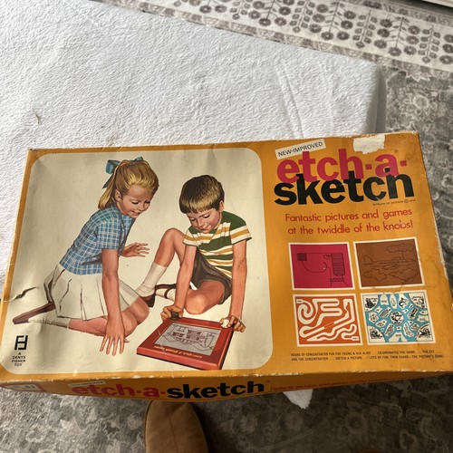 Vintage etch sketch - vintage,