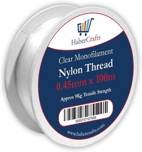 45mm clear nylon - 0.45mm,