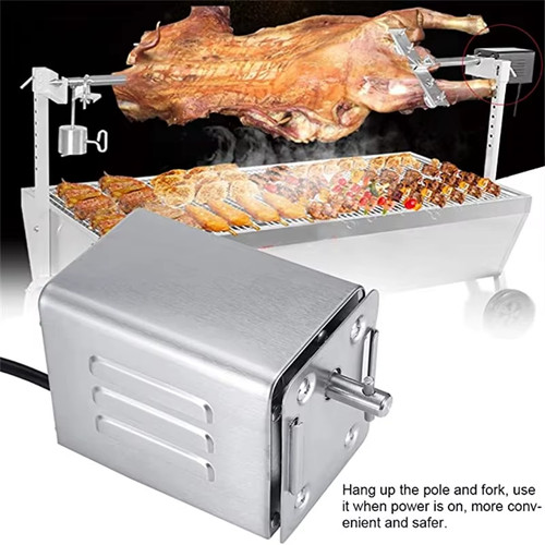 Bbq roaster automatic rotating - bbq,