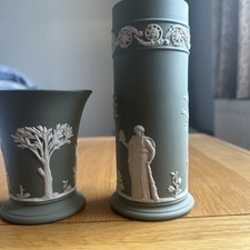 2 Vintage Wedgwood Jasperware