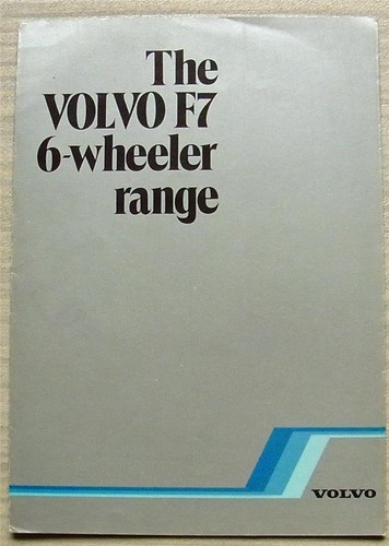 Volvo wheeler range - 6-wheeler,