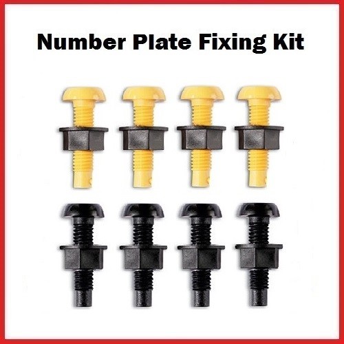 Number plate fitting - number,