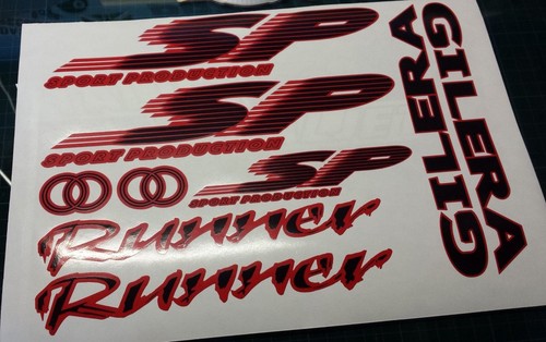 Gilera runner sticker - gilera, sticker/decal