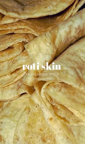 Trinidadian dhal puri roti - trinidadian,