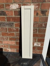 TWO X IVORY GRAINED SOLID OAK KITCHEN DOORS 150 WIDE x 720mm HIGH