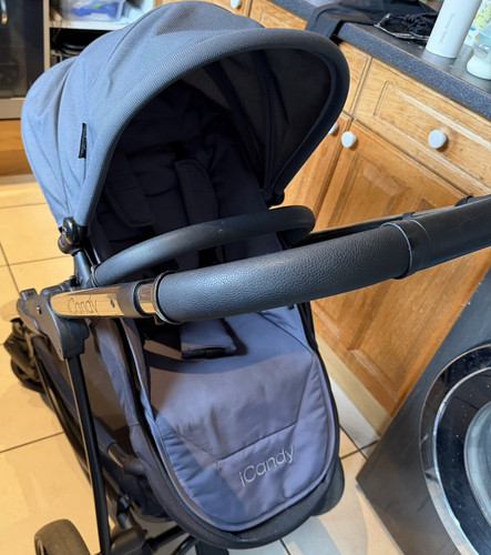 Icandy grey pram pushchair - icandy,