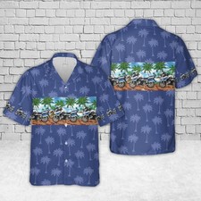 Police Motorcycle Hawaiian Shirt