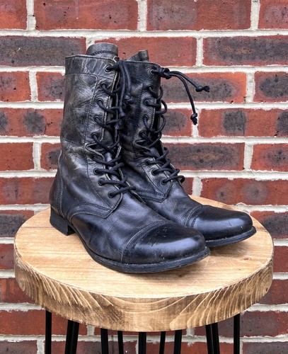 Allsaints mens leather boots - leather,