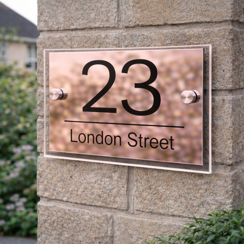 House number plaques - house,