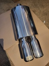 Exhaust Back Box Twin Tip