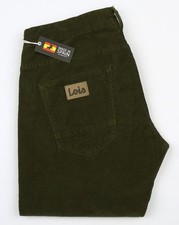 Lois Sierra Needle Cords Olive Green 