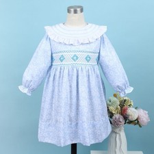 Hand Smocked Baby Girl Dress