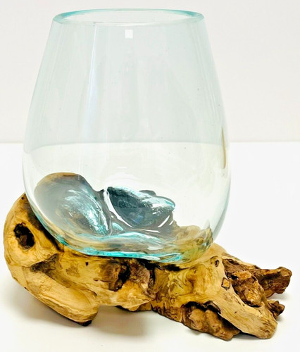 Molten glass bowl - glass,