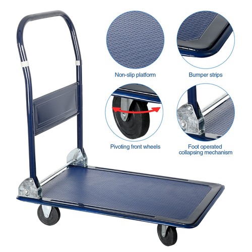 150kg folding platform trolley - 150kg,