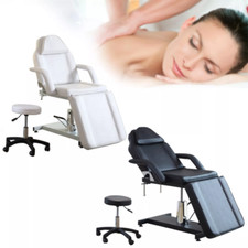 Massage Table 3 Section Adjustable Bed Couch Beauty Salon Tattoo Recliner Chair