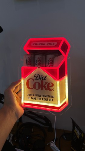 Diet coke neon - neon, wall