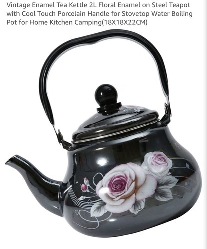 Vintage style black - black, floral