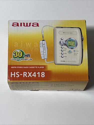 Aiwa portable cassette player - portable,