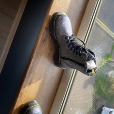 Women’s Platform Doctor Martens Size 5, Jadon GLTR, Pewter 24812041