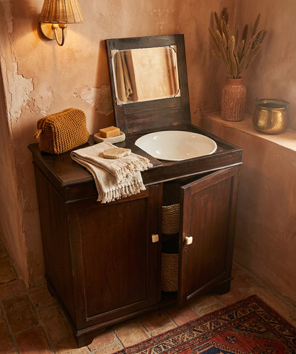 Antique wash stand with - wash,