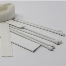 10Metrs X Roman Blind Tape 23mm Wide With Sleeve for Rods - White