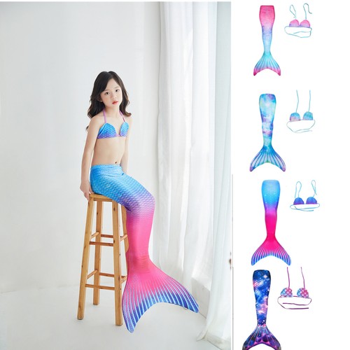 Girls mermaid tail swimming - tail,