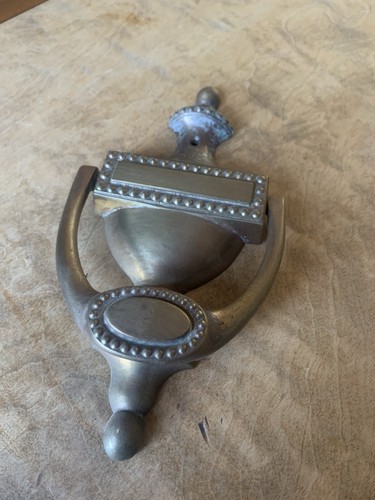 Brass urn door knocker - urn,