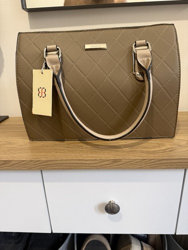 Bessie london taupe quilted - taupe,