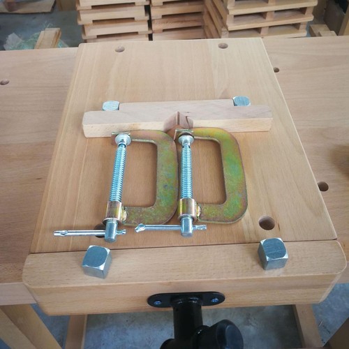 Wooden workbench vise clamps - wooden,