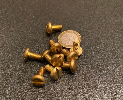 Brass pan head - brass, machine
