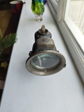 Vintage Lucas Calcia Major  Acetylene Bicycle Lamp Chrome 